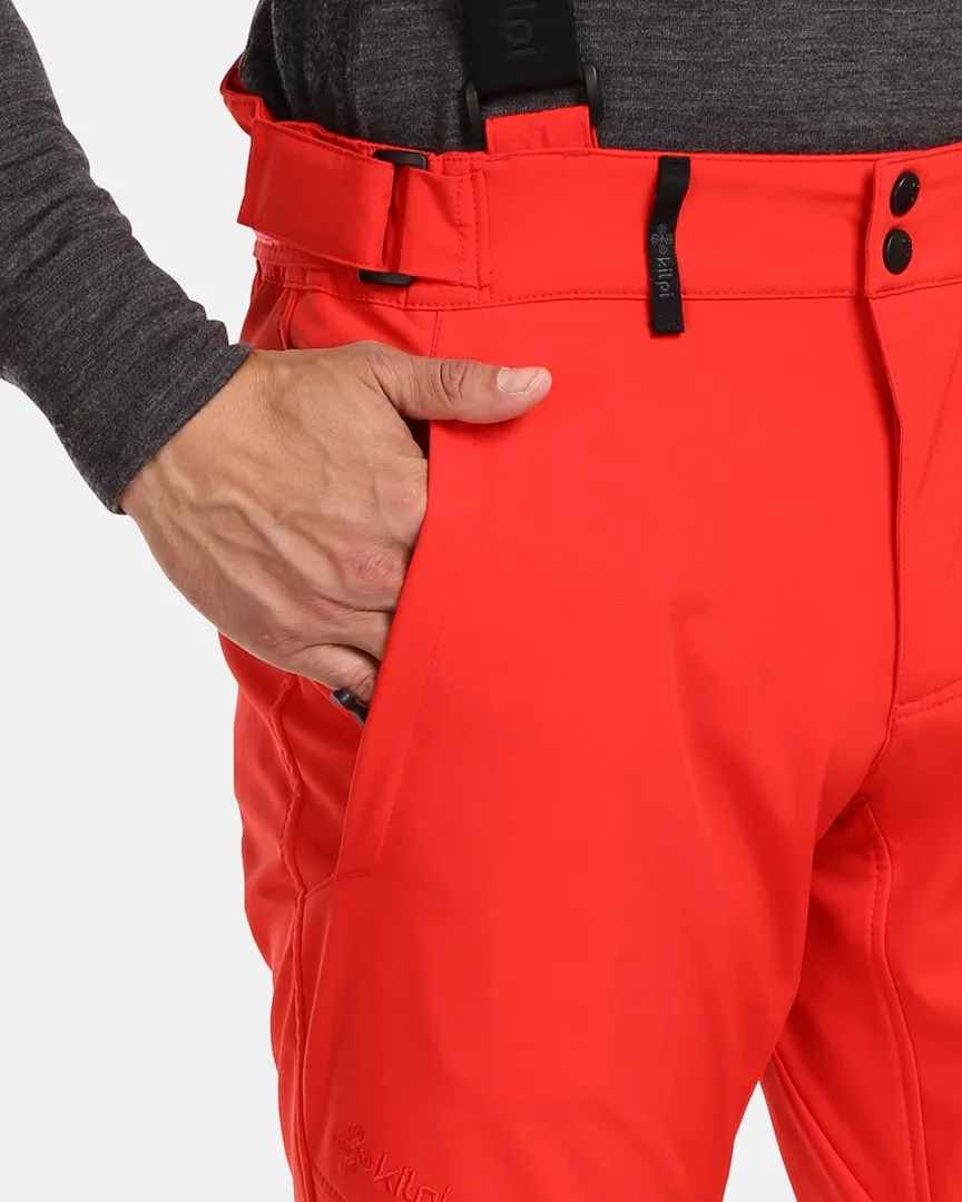 Herren-Softshell-Skihose Kilpi RHEA-M rot XL